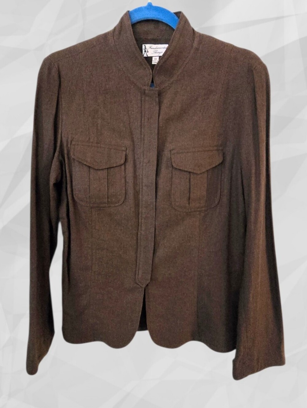 Fundamental Things Vintage Brown Utility  Jacket